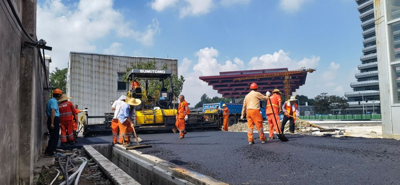 廠區園區等瀝青路面施工